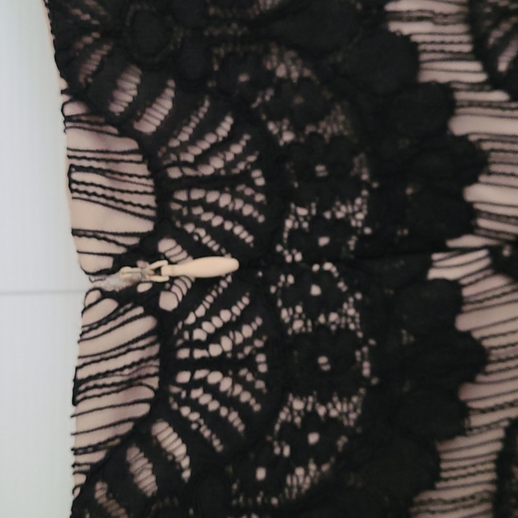 Black Lace Evening Cocktail Dress - Picture 6 of 7